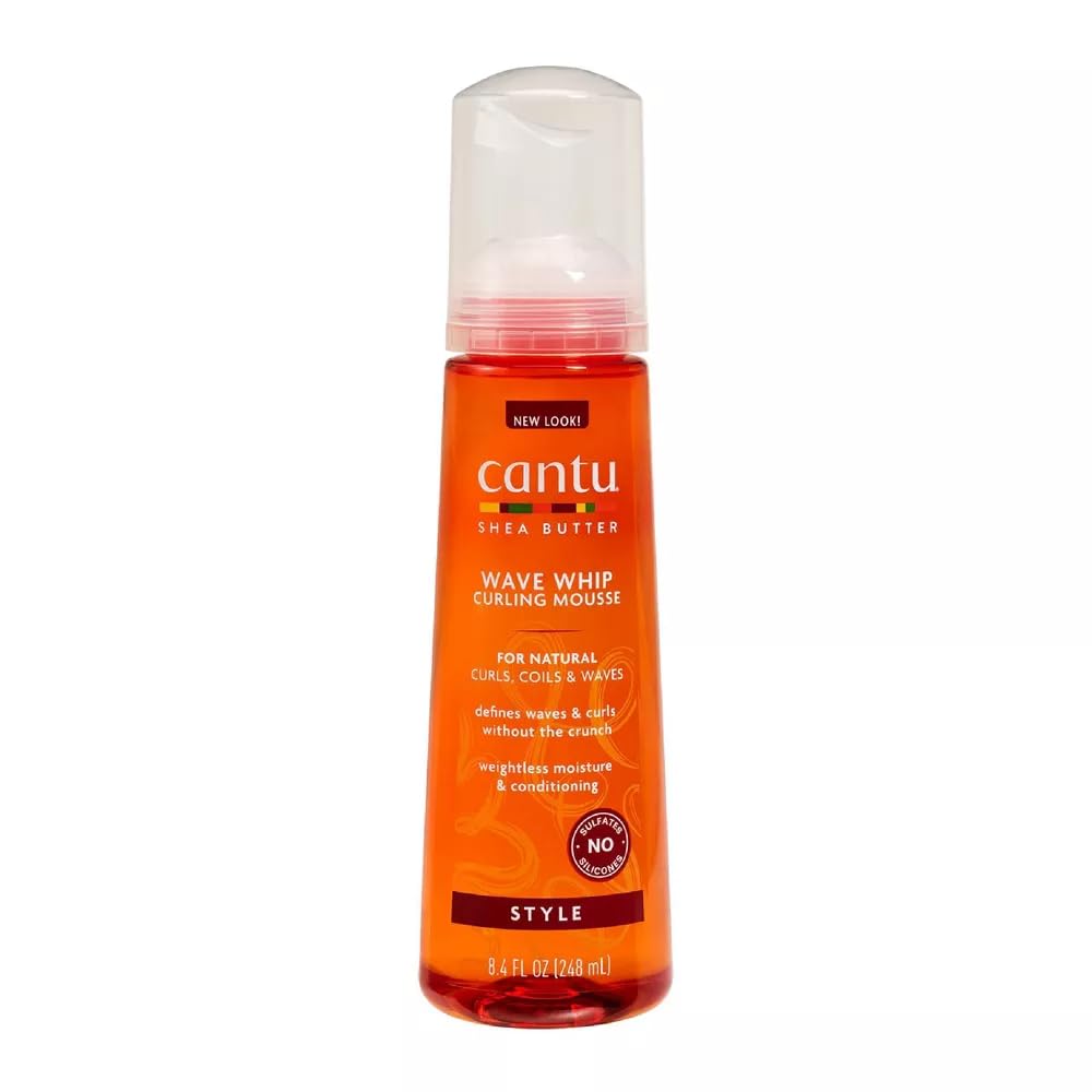 Cantu Natural Hair Wave Whip Curling Mousse 8.4oz